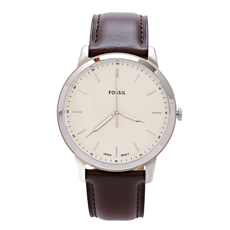 フォッシル ウオッチ MINIMALIST FS5439 赤銅色 皮膚軟化剤 44MM メンズ FOSSIL