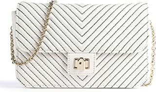 FURLA ショルダーバッグ WB00631-A.0149-01B00 フルラポップ スター ミニ クロスボディ バッグ ナッパ レザー ホワイト キルティング ゴールドチェーン 斜めがけ 並行輸入品 通勤 通学|ラプラージュ 店
