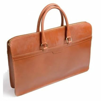 GLENROYAL ブリーフ容れもの 02-5225-OXT グレンロイヤル 2ハンドルジップケース OXFORD TAN - 赤銅色  メンズ  ロゴタイプ ブライドルレザー  生まれ落ちる日 並行輸入品  無地  差し上げ物 祝する日 記念日
