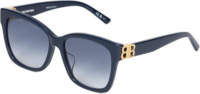 バレンシアガ 黒眼鏡 メンズ レディース アジアン相応う 青みグラデーション 青み BB0102SA-005 BALENCIAGA