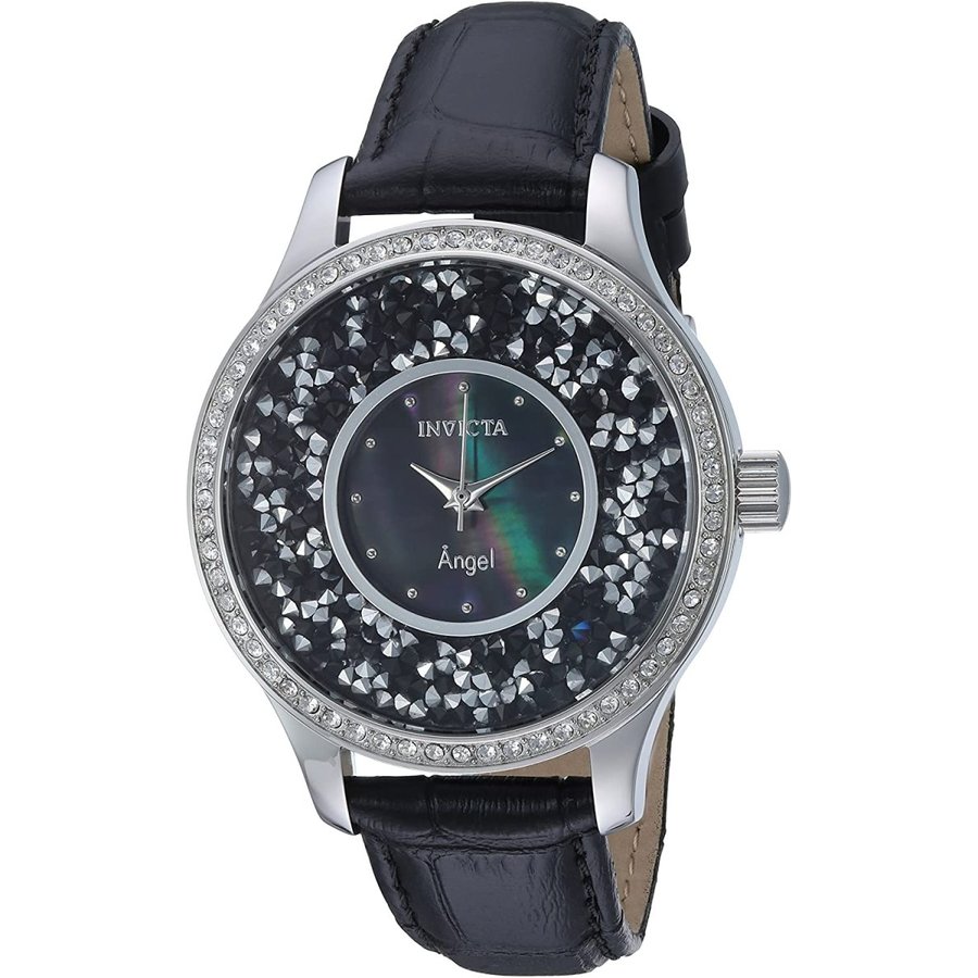 インビクタ 腕時計 レディース エンジェル シルバー ブラック 24592 INVICTA Angel 時計 ウォッチ プレゼント ギフト 実用的 かわいい 可愛い オシャレ おしゃれ 並行輸入品