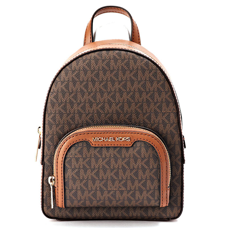 マイケルコース リュックサック JAYCEE 35T2G8TB1B-BR ブラウン MKシグネチャー柄 レディース MICHAEL KORS|ラプラージュ 店