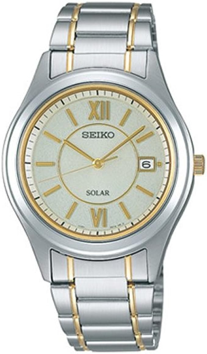 セイコー 腕時計 メンズ ゴールド シルバー クロノグラフ ソーラー SEIKO SBPN065 Spirit 並行輸入品｜ラプラージュ　店 12,300円