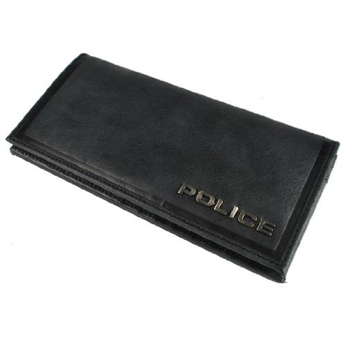 POLICE ポリス EDGE 長財布 メンズ ロングウォレット 牛革 ブラック PA-58001-10 ギフト プレゼント 贈り物 人気 ラッピング無料 かっこいい カッコイイ  オシャレ おしゃれ 並行輸入品