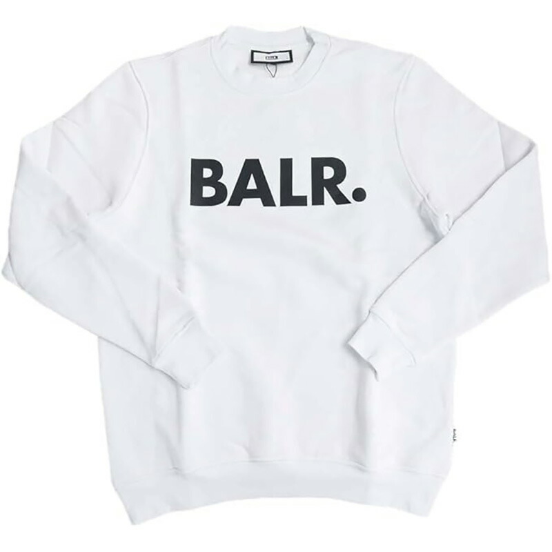 山高帽子 汗水 メンズ Brand Straight Crew Neck 白いこと XXL大きさ B1262.1022-XXL-WT BALR.
