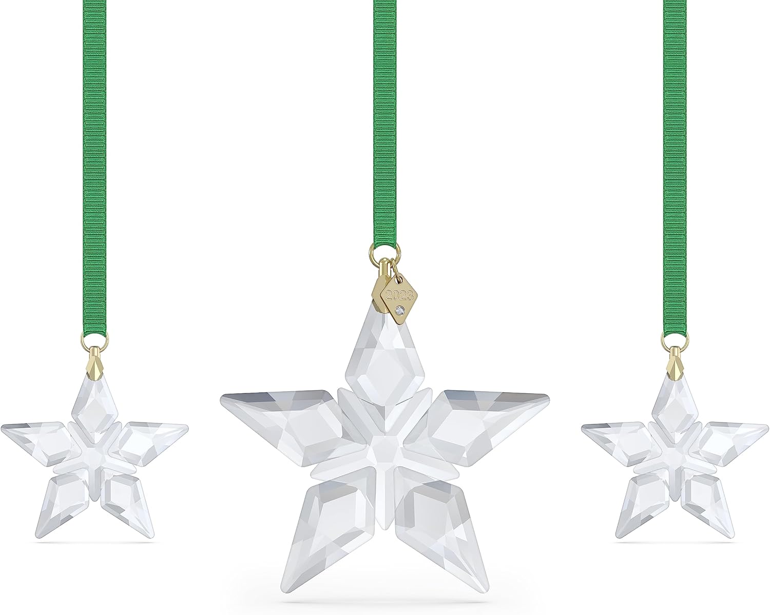 スワロフスキー オーナメントセット Annual Edition2023 白いこと 緑であること 5649776 SWAROVSKI