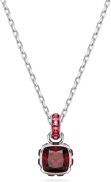 スワロフスキー ネックレス Birthstone 5651709 レッド クリア パヴェ レディース SWAROVSKI｜ラプラージュ　店