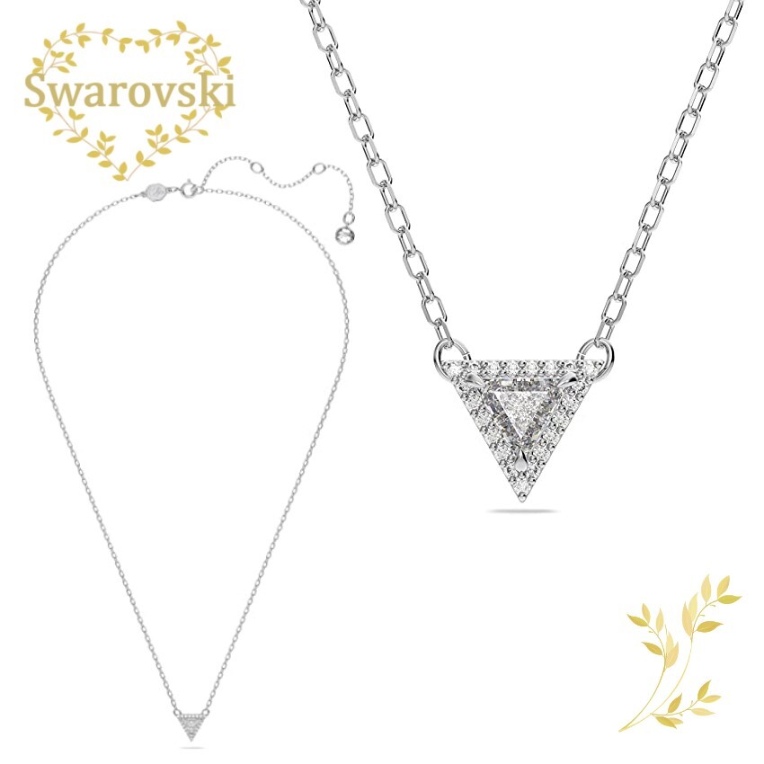 スワロフスキー　ネックレス　5642983　スワロフスキー Ortyx ネックレス　トライアングルカット, ホワイト, ロジウム・プレーティング　シルバー　プレゼント　プレゼント 記念日 誕生日 アニバーサリー　並行輸入品