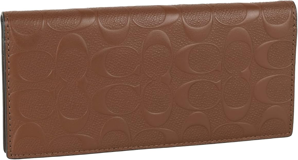 コーチ職 長紙入れ 91636 QBCWH 赤銅色 Dark Saddle 書き判 ウォレット メンズ COACH 並行輸入品