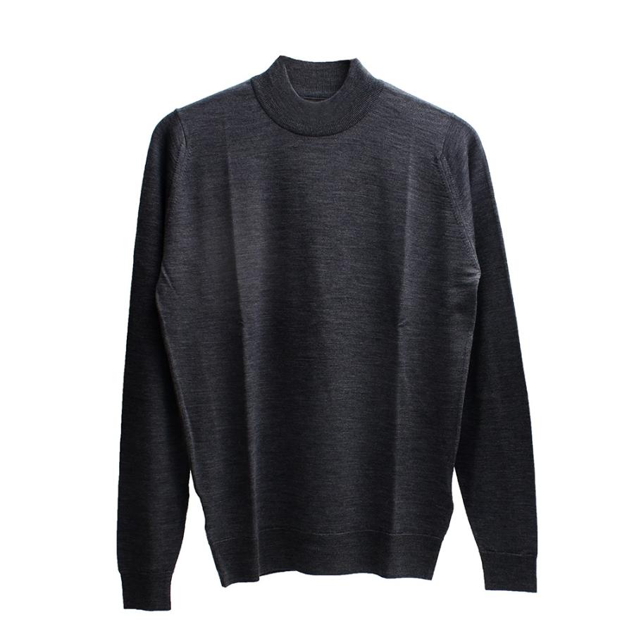 ジョンスメドレー ニットウエア メンズ HARCOURT チャコール Lサイズ HARCOURT CHARCOAL-L JOHN SMEDLEY 並行輸入品｜ラプラージュ　店