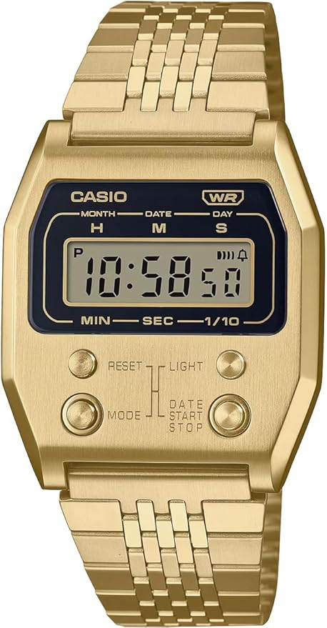 CASIO デジタル腕時計 A1100 ゴールド　メンズ レディース A1100G-5JF | CASIO