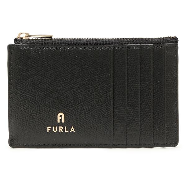 フルラ カードケース レディース CAMELIA M ZIPPED CARD CASE ブラック WP00310-ARE000-O6000 FURLA|ラプラージュ 店