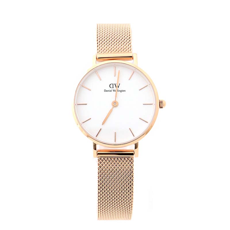 Daniel Wellington  ウオッチ DW00100219 ダニエルウェリントン メンズ レディース  並行輸入品  北欧 PETITE MELROSE 28粍 白いこと人間の顔  ローズゴールドベルト アナログ スポーティ 商行為 ユニ一発やる 祝する日 差し上げ物