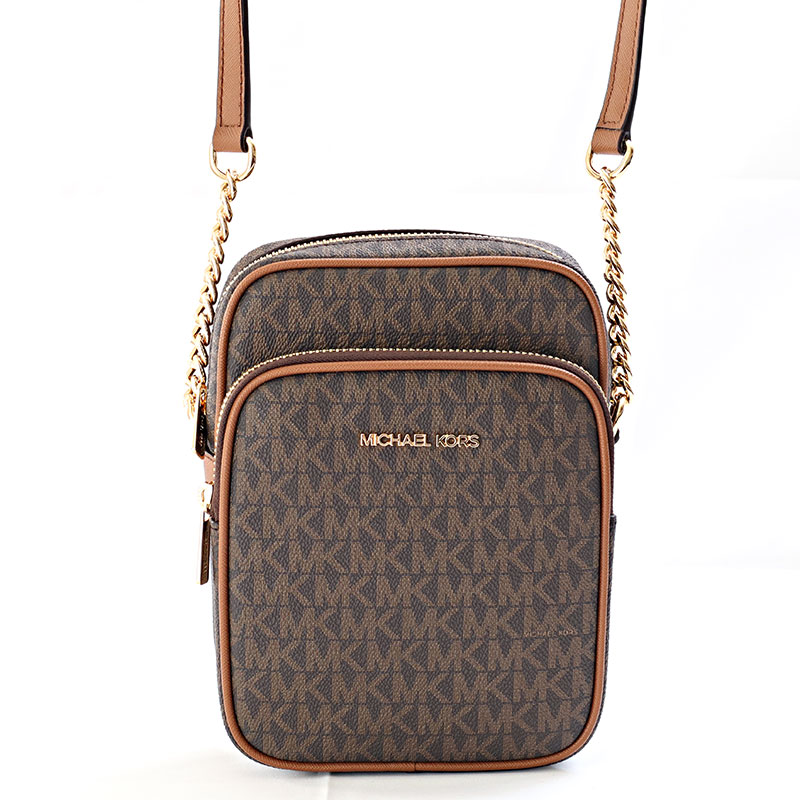 ショルダーバッグ レディース XBODY ブラウン シンプル マイケルコース 長財布 MICHAEL KORS 35F1GTVC2B-BR 並行輸入品