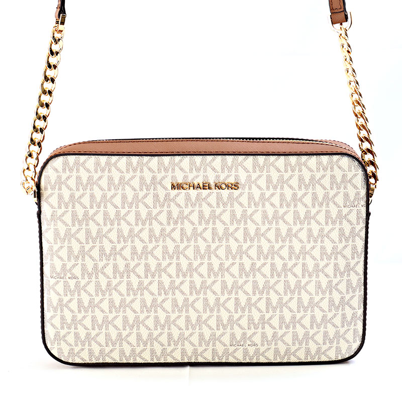 マイケルコース ショルダーバッグ レディース ブラウン シンプル ショルダーバッグ 斜めがけ MICHAEL KORS 35F8GTTC3B-VANILLA 並行輸入品|ラプラージュ 店