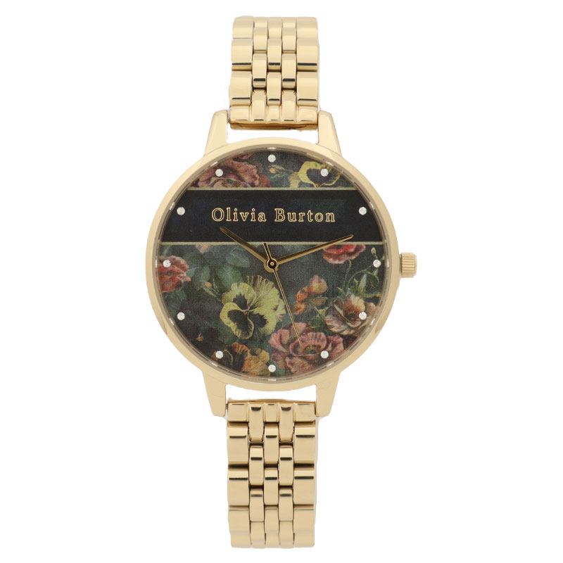 OLIVIA BURTON 腕時計 OB16VS01　オリビアバートン　 デミダイヤル(34mm)ヴァースティ ペール ゴールド ブレスレット 　レディース　並行輸入品　プレゼント　記念日　クォーツ 9,150円