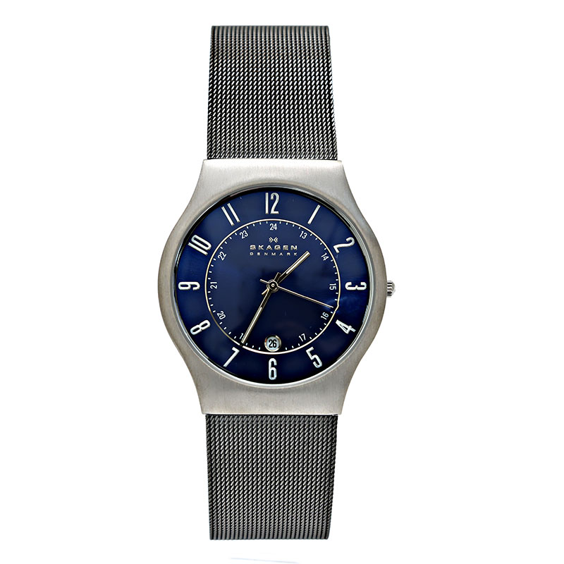 スカーゲン ウオッチ メンズ レディース GRENEN 青碧 薄墨色 233XLTTN SKAGEN 並行輸入品