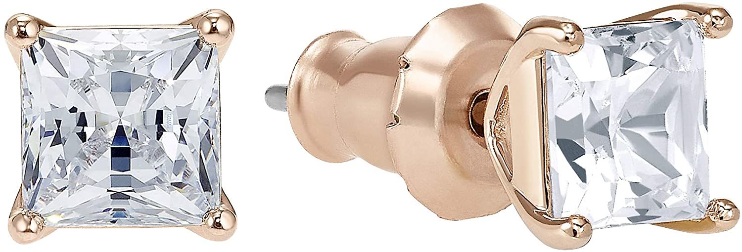 スワロフスキー アクセサリー Attract ホワイトクリスタル とローズゴールドトーンコーティング スタッドピアス 0 5 Cm Barriosurbanos Com Ar