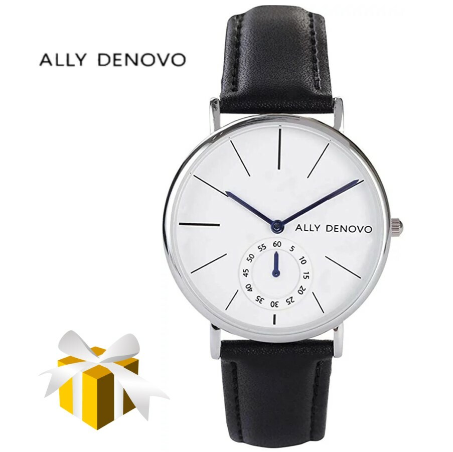 【ALLY DENOVO】 ウオッチ AF5001-1 Heritage Small Eye ヘリテージスモールアイ 36粍 しろがね色白いこと/黒いこと メンズ レディース ウォッチ・プレゼント 並行輸入品 差し上げ物 祝する日