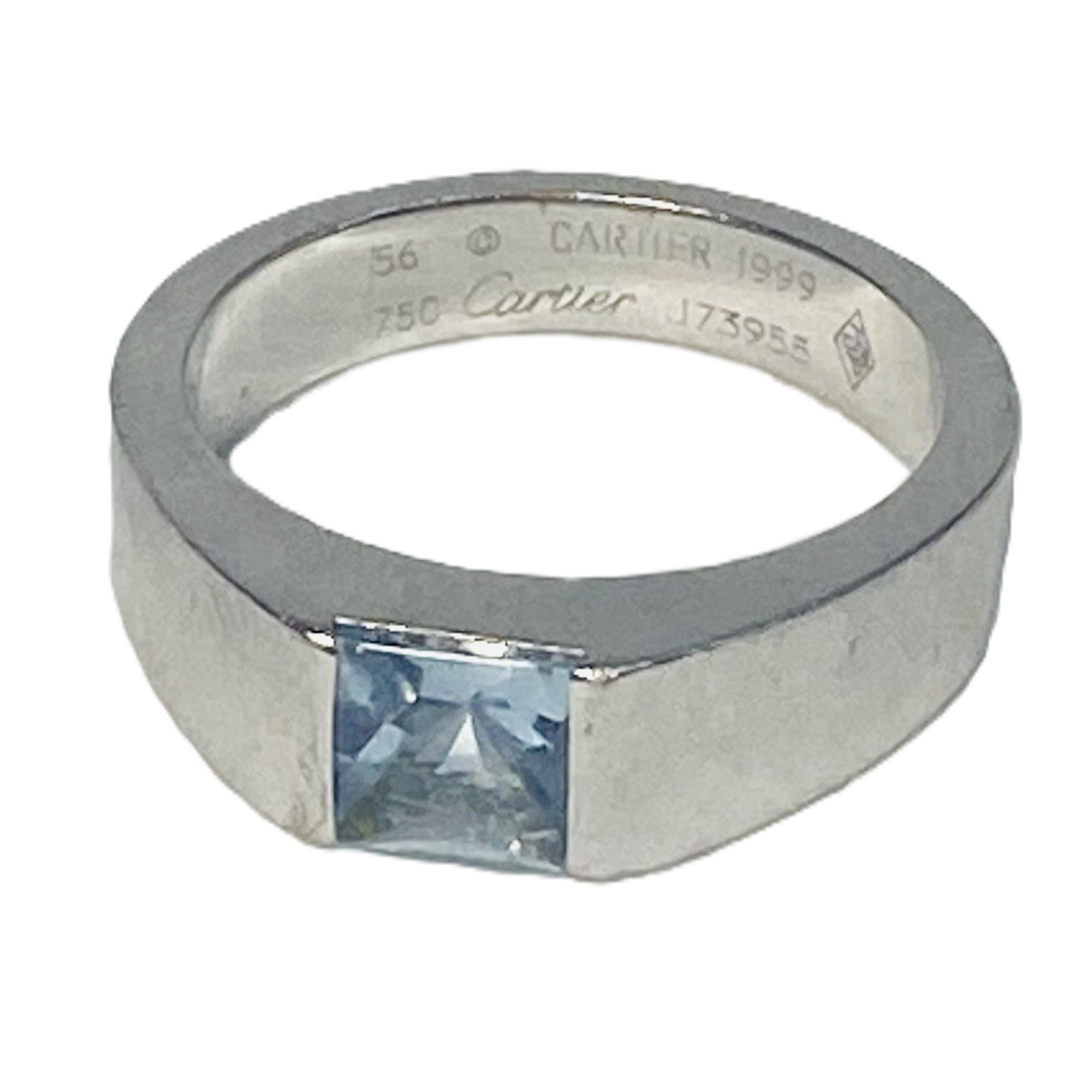 楽天市場】CARTIER カルティエ タンクリング アクアマリン