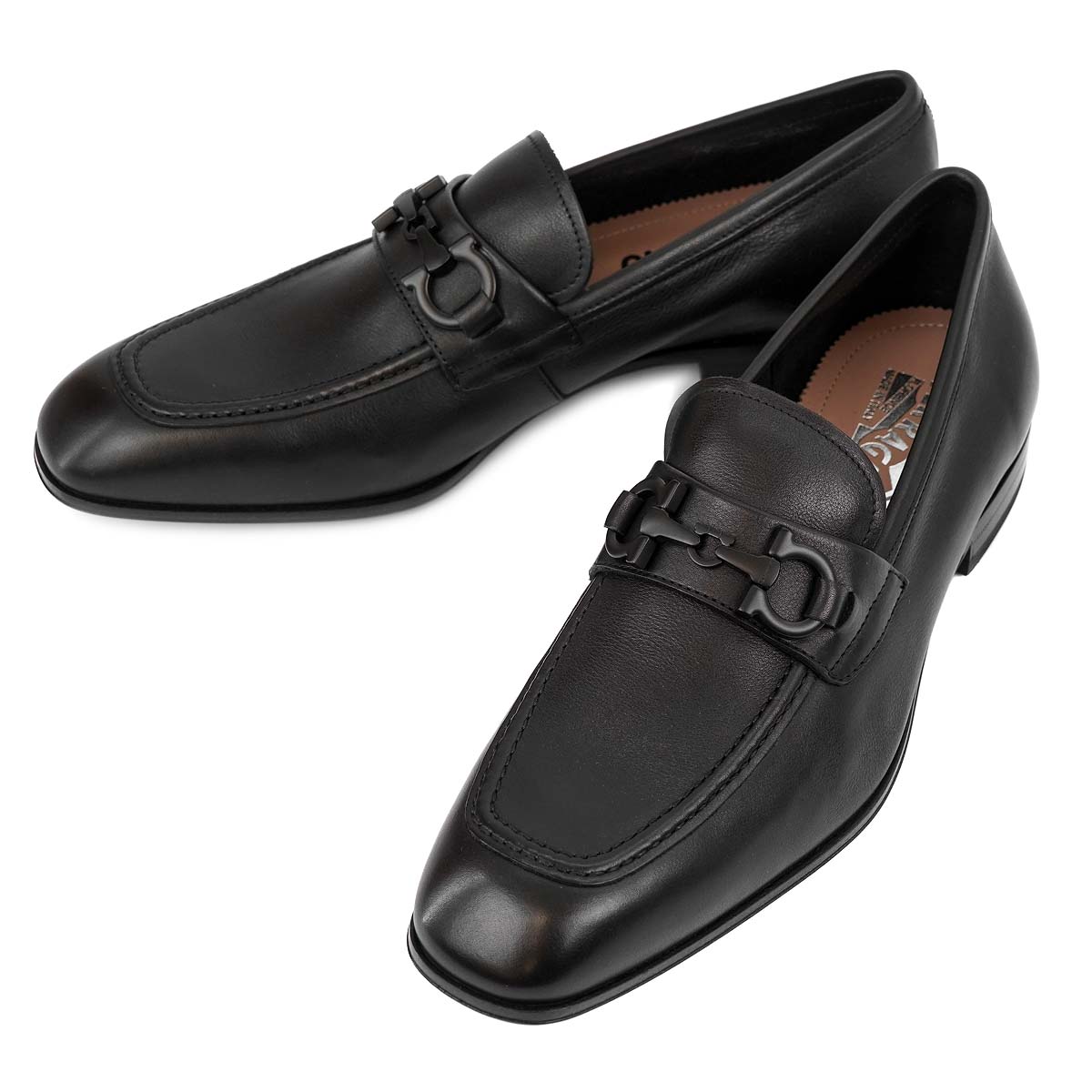 革靴 Salvatore Ferragamo NERO 705673 サルバトーレ フェラガモ 男性