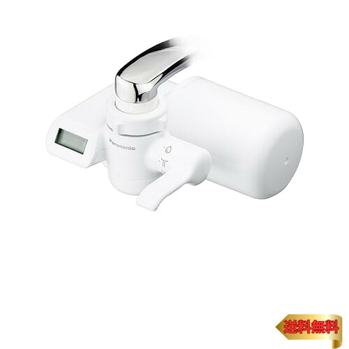 【マラソン最大46倍】パナソニック 蛇口直結型浄水器 PFOS/PFOA除去対応 液晶表示タイプ TK-CJ24-W ホワイト|ラサンタ
