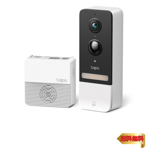 【マラソン最大限度46倍】TP-Link スマートドアホン スマホ ビデオドアベル 工事不必要 インターコム 写真機付き添い人 2K 5MP スマホ聯絡 無線電話 【出で立つ先から