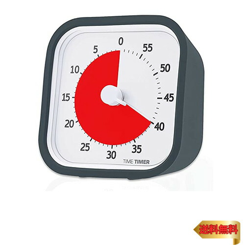 【マラソン最大46倍】【品】TIME TIMER タイムタイマー モッド 9cm 60分 チャコールグレイ TTM9-W 時間管理