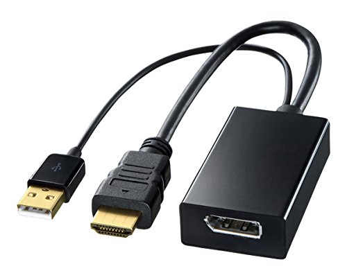 【マラソン最大46倍】サンワサプライ HDMI-DisplayPort変換アダプタ AD-DPFHD01