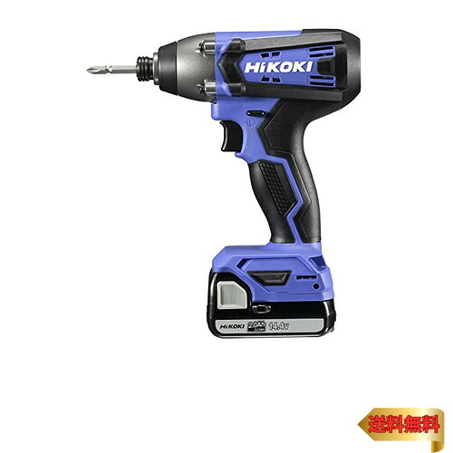 HiKOKI(ハイコーキ) 14.4V コードレス インパクトドライバ 2.0Ah 蓄電池×2個 充電器 ケース付 FWH14DF(2BG) ブ
