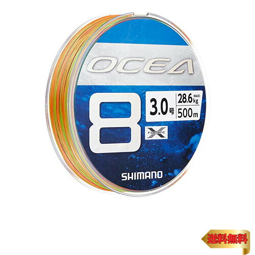 シマノ(SHIMANO) ライン オシア8 500m 3.0号 5カラー LD-A91S 釣り糸 ライン 3号|ラサンタ