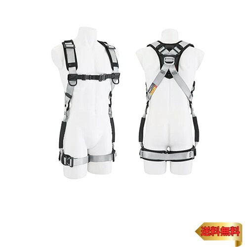 TJM目論む(TJM Design) タジマ 新判定基準安全性のある帯 フルハーネス ハオル 腰物の具を付けた往々にして脱ぎ着し分かりやすい フルハーネス本体のみ 軽さ