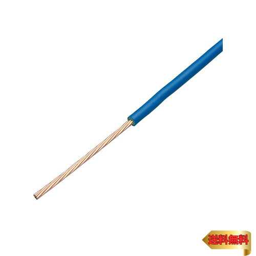 フジクラダイヤケーブル ビニル絶縁電線 IV 3.5 SQ 青 100M 巻き