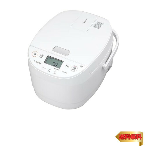 TOSHIBA(東芝) 炊飯器 5.5合 RC-10HR(W) 白いこと IH rice cooker 保温精白米24第四次元 おかゆ 炊込み 玄米