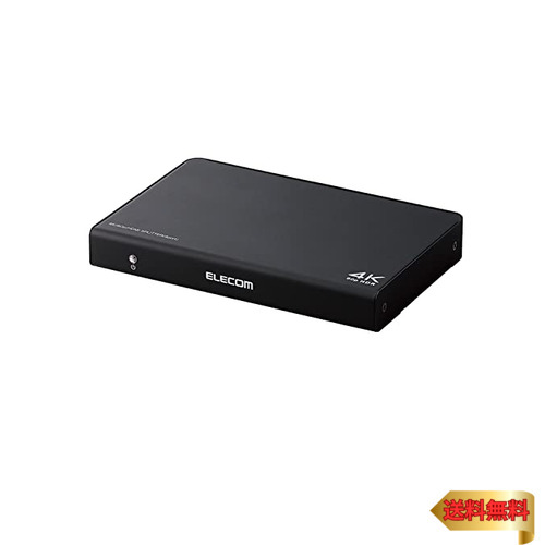 エレコム HDMI分かち合う器 4K 60サイクル(18Gbps) 1インプット 4最終生産物 HDCP2.2相応う VSP-HDP14BK 黒いこと