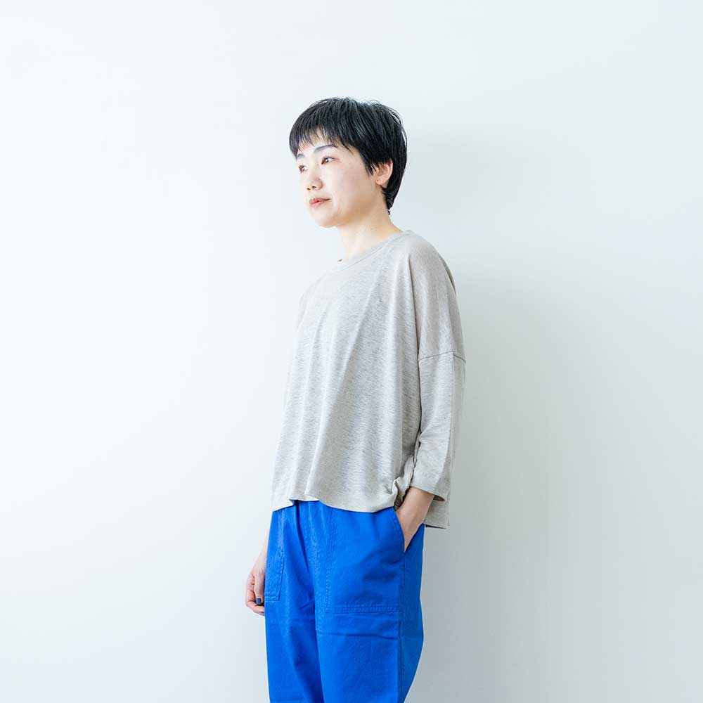 tシャツ mizuiro ind バーンアウトドットプリントロンT レディース mizuiroind tシャツ mizuiro ind バーンアウトドットプリント