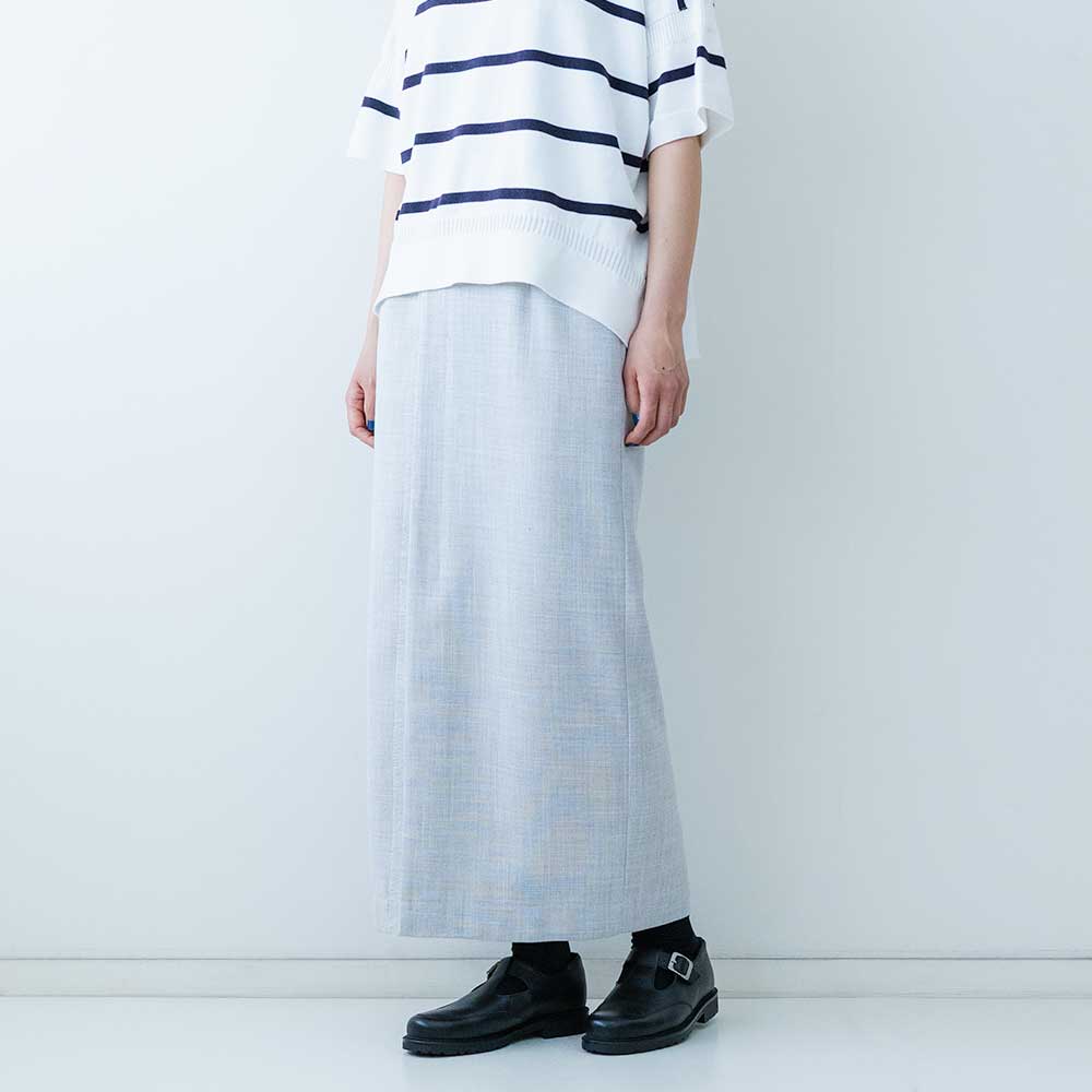 hwyl　Ｉラインストレートラップ風スカート