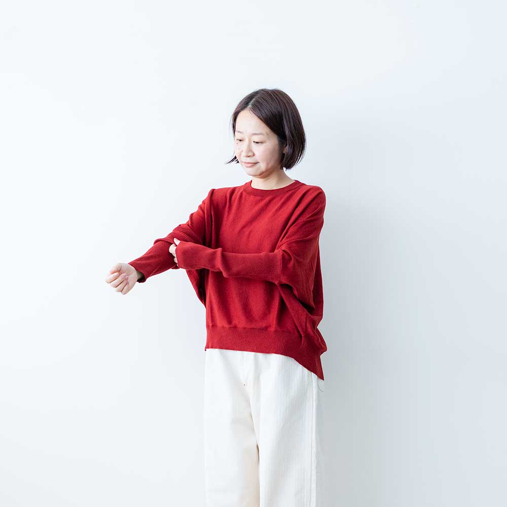 mao made シルクピーチスキンプルオーバー