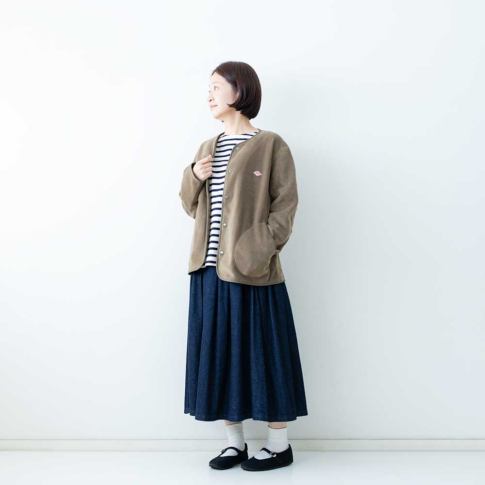 ☆極美品☆ DANTON ダントン ノーカラー メルトン ジャケット 36