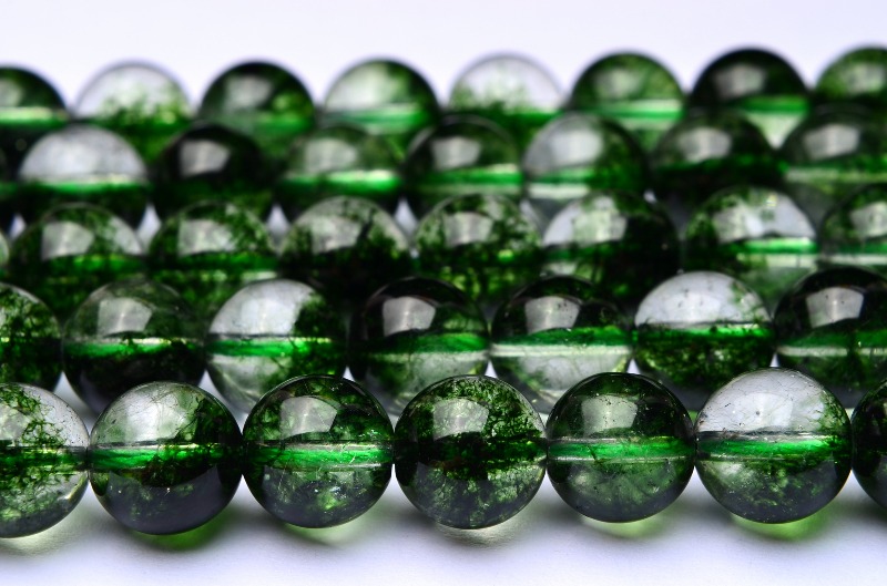 楽天市場】g3-1607D 12mm グリーン クラック水晶 緑爆裂水晶 クラック