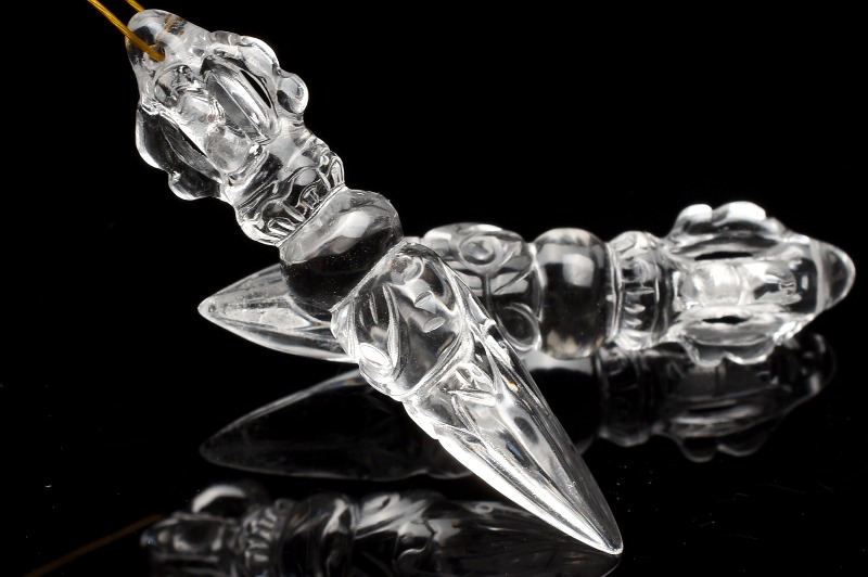 楽天市場】水晶 プルパ 独鈷杵 クリスタル クォーツ 天然石