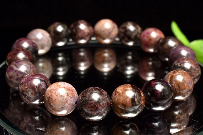【20％OFF!】【１点物】癒やしの石◇ブラウン スギライト(杉石)　11mm ブレスレット アクセサリー _MC966