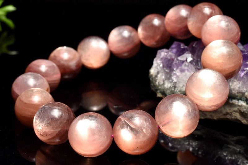 楽天市場】お買い得☆ピンクシラー レピドライト(リチア雲母) 11.5mm