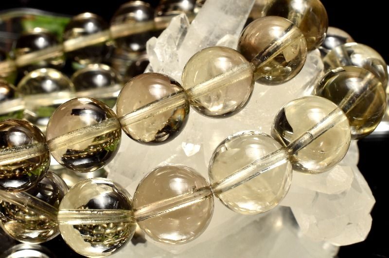 楽天市場】希少◇魔晶宙斯 ゼウスクォーツ(スモーキーシトリン) 13mm