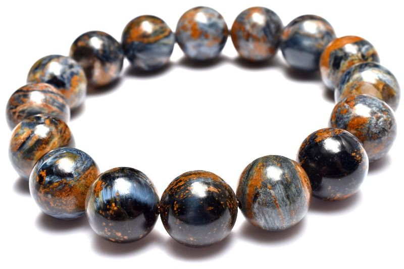 【１点物】油絵のような色彩 ピーターサイト　13mm ブレスレット アクセサリー _MC3433 8,986円
