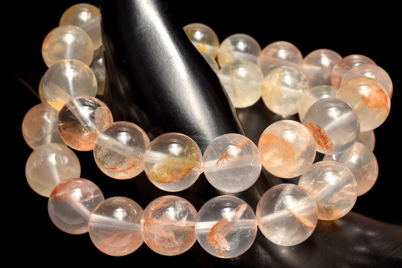 楽天市場】ライモナイトインローズクォーツ 11mm 天然石