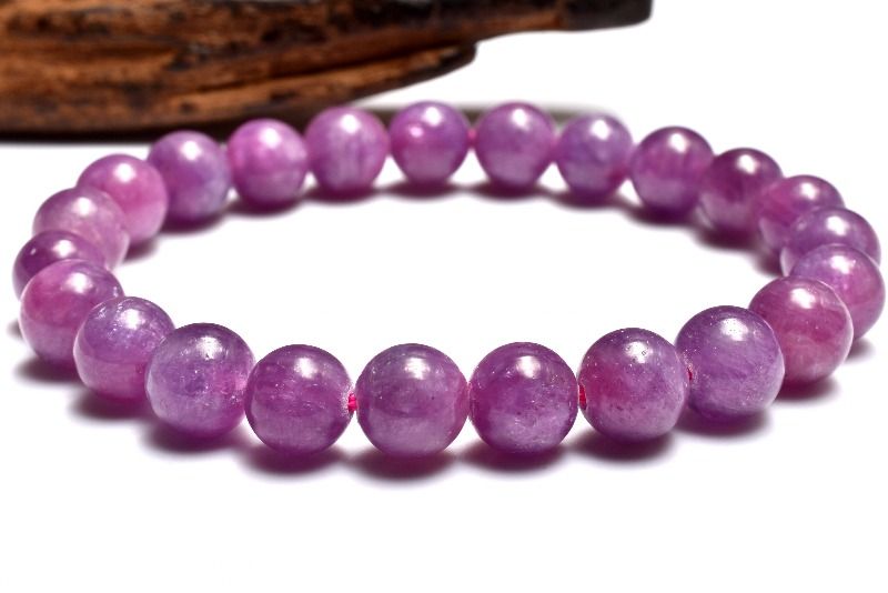 【20％OFF!】【１点物】南アフリカ産◇高品質 ルビー　8mm ブレスレット アクセサリー _MC5012