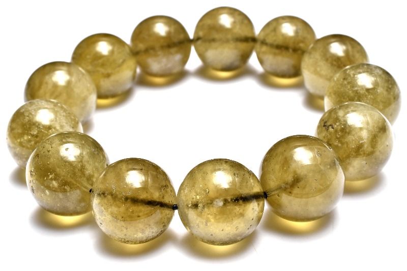【20％OFF!】【１点物】希少高品質◇ブラックファントム入り リビアングラス　17-17.5mm ブレスレット アクセサリー _MC5369