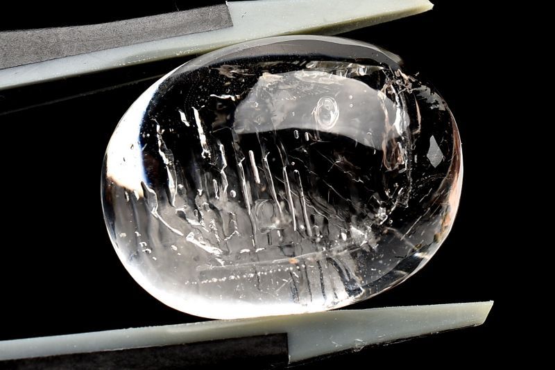 【１点物】AAA☆希少 水入り水晶　19.5x15mm　オーバル ルース ハンドメイド _P8548 12,297円