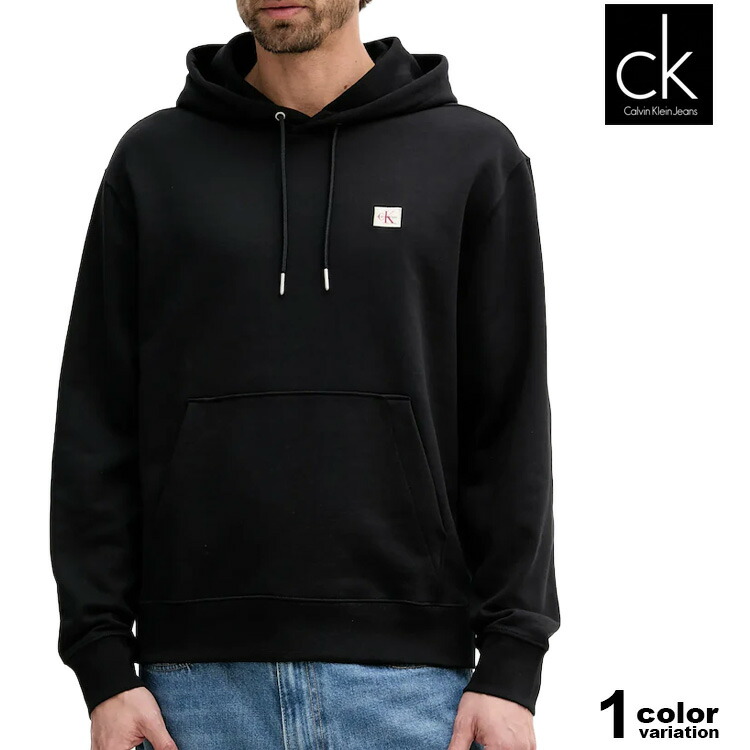 カルバンクライン ジーンズ パーカー Calvin Klein Jeans プルオーバー スウェット フーディ スウェットパーカー 長袖 Terry Badge Hoodie メンズ 大きいサイズ (CK calvin klein トップス LV04RC274G)